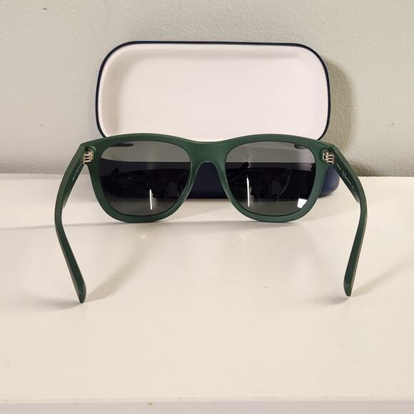 LACOSTE NWT Men's Matte Green Soft Square Classic Sunglasses - Picture 8 of 11